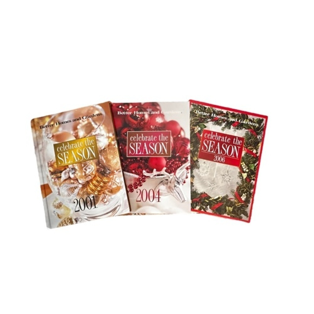 Better Homes & Gardens Celebrate The Season Cookbook Lot 2001 2004 2006 EUC